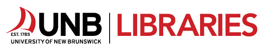 University of New Brunswick Libraries Logo